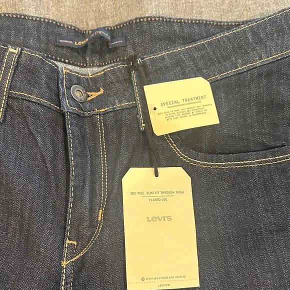 Levi's Dark Indigo Denim Jeans - Picture 2 of 11